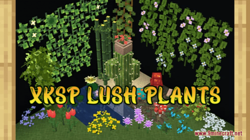 XKSP Lush Plants Resource Pack (1.20.6, 1.20.1) – Texture Pack Thumbnail