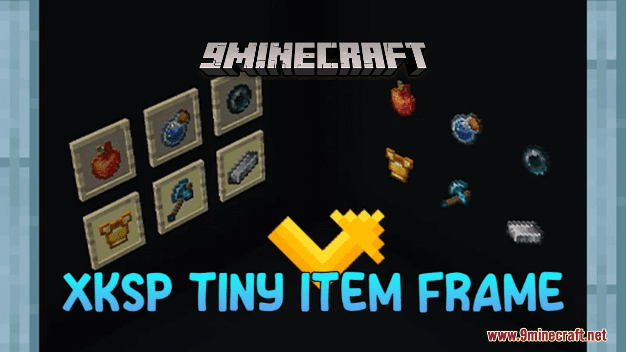 XKSP Tiny Item Frame Resource Pack (1.20.6, 1.20.1) - Texture Pack 1