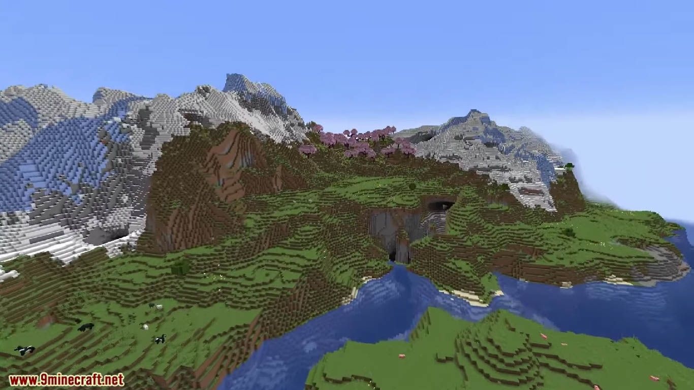 3 Best New Cherry Grove Biome Seeds For Minecraft (1.20.6, 1.20.1) - Java Edition 4