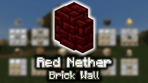 Red Nether Brick Wall – Wiki Guide Thumbnail