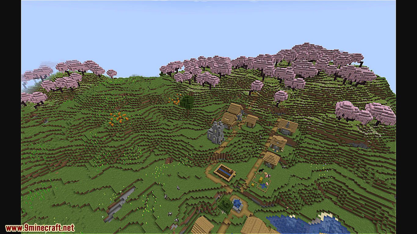 5 Cherry Grove Village Spawn Minecraft Seeds (1.19.4, 1.19.2) - Java Edition 12