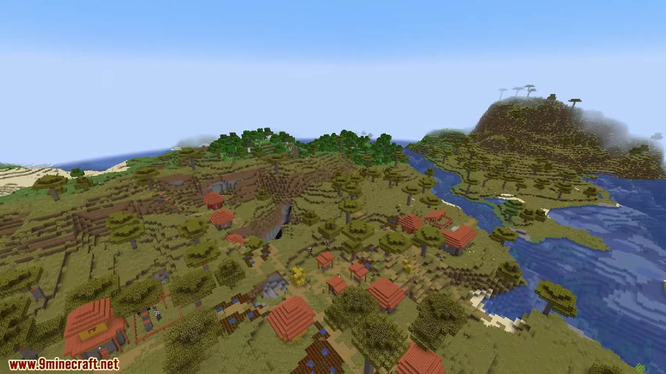 5 Interesting Village Minecraft Seeds For Beginner (1.19.4, 1.19.2) - Java/Bedrock Edition 15