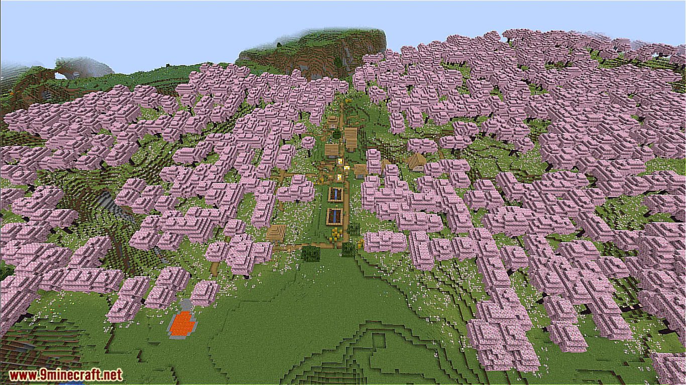 5 Cherry Grove Village Spawn Minecraft Seeds (1.19.4, 1.19.2) - Java Edition 4