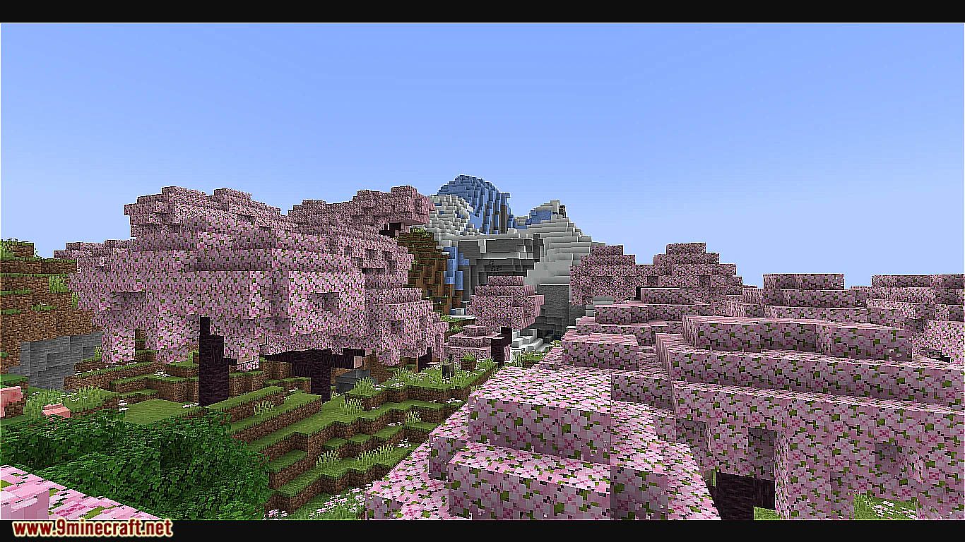 5 Cherry Grove Village Spawn Minecraft Seeds (1.19.4, 1.19.2) - Java Edition 5