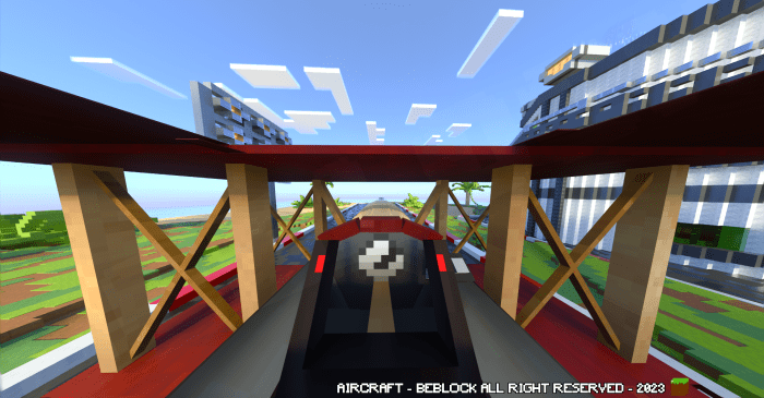 AirCraft - Plane Addon (1.19) - MCPE/Bedrock Mod 11