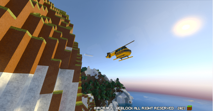 AirCraft - Plane Addon (1.19) - MCPE/Bedrock Mod 15