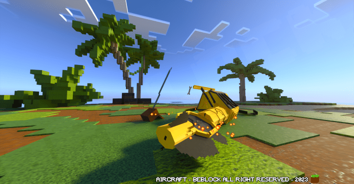 AirCraft - Plane Addon (1.19) - MCPE/Bedrock Mod 17