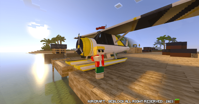 AirCraft - Plane Addon (1.19) - MCPE/Bedrock Mod 19