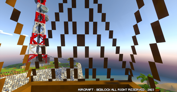 AirCraft - Plane Addon (1.19) - MCPE/Bedrock Mod 3