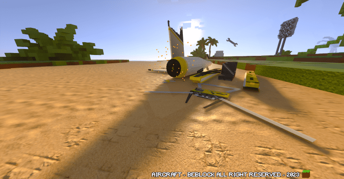 AirCraft - Plane Addon (1.19) - MCPE/Bedrock Mod 21