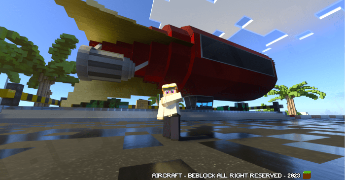 AirCraft - Plane Addon (1.19) - MCPE/Bedrock Mod 24