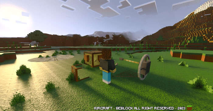 AirCraft - Plane Addon (1.19) - MCPE/Bedrock Mod 5