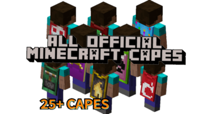 All Official Minecraft Capes Texture Pack (1.19) - MCPE/Bedrock 1