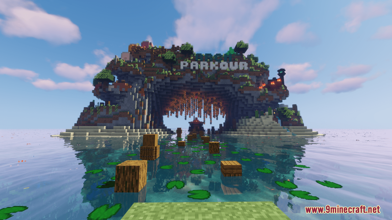 Arch Parkour Map (1.19.4, 1.18.2) - Jumping On The Arch! 2