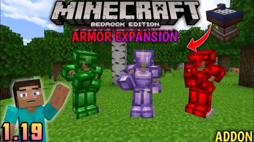 Armor Expansion Addon (1.19) – MCPE/Bedrock Mod Thumbnail