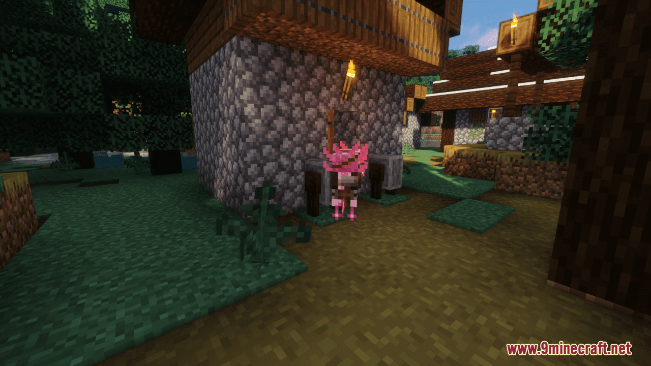 Axolotl Villagers Resource Pack (1.20.6, 1.20.1) - Texture Pack 2