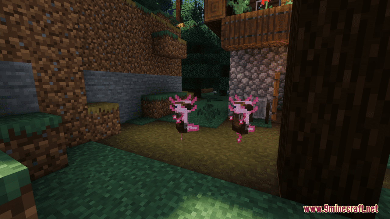 Axolotl Villagers Resource Pack (1.20.6, 1.20.1) - Texture Pack 3