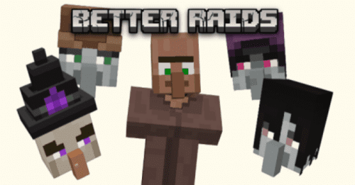 Better Raids Addon (1.19) – MCPE/Bedrock Mod Thumbnail