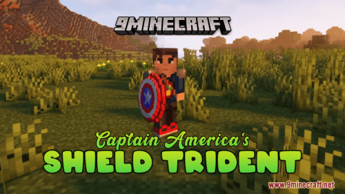 Captain America’s Shield Trident Resource Pack (1.20.6, 1.20.1) – Texture Pack Thumbnail