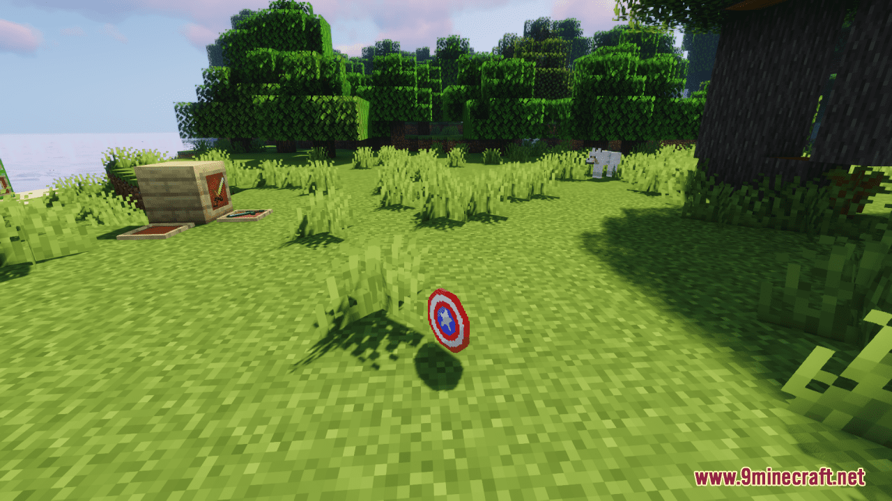 Captain America's Shield Trident Resource Pack (1.20.6, 1.20.1) - Texture Pack 4