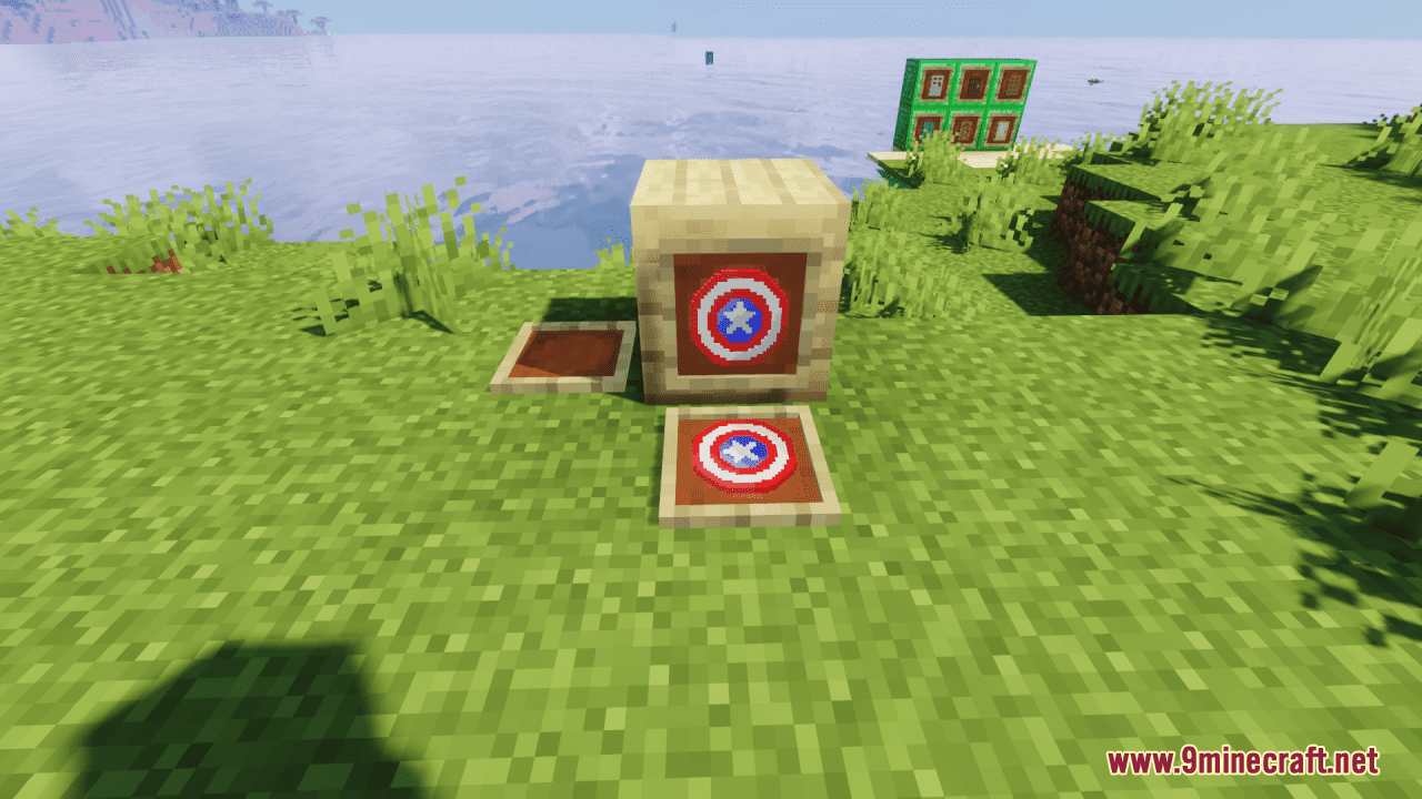 Captain America's Shield Trident Resource Pack (1.20.6, 1.20.1) - Texture Pack 5