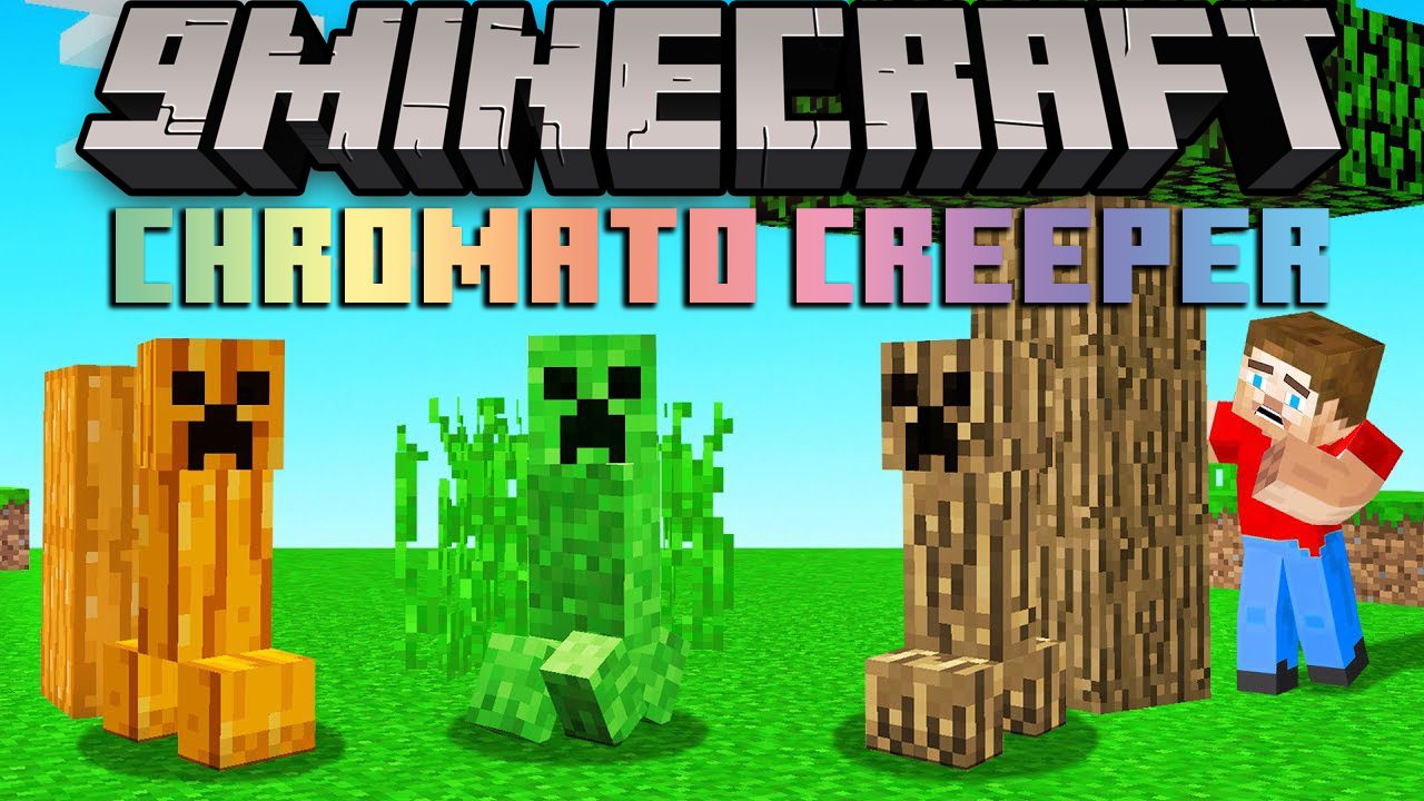 Chromato Creeper Mod (1.18.1, 1.16.5) - Camouflage Creepers 1