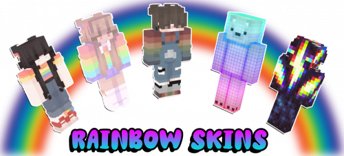 The Cutest Rainbow-Themed Minecraft Skins in 2023 Thumbnail