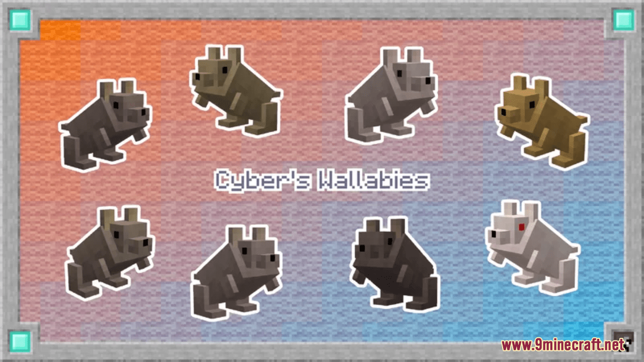 Cyber's Wallabies Resource Pack (1.19.4, 1.19.2) - Texture Pack 1