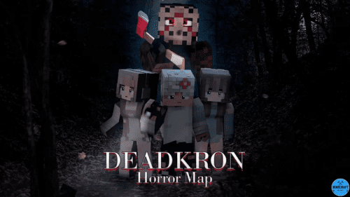 Deadkron Map (1.20, 1.19) – MCPE/Bedrock Horror Game Thumbnail