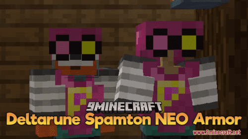 Deltarune Spamton NEO Armor Resource Pack (1.20.6, 1.20.1) – Texture Pack Thumbnail