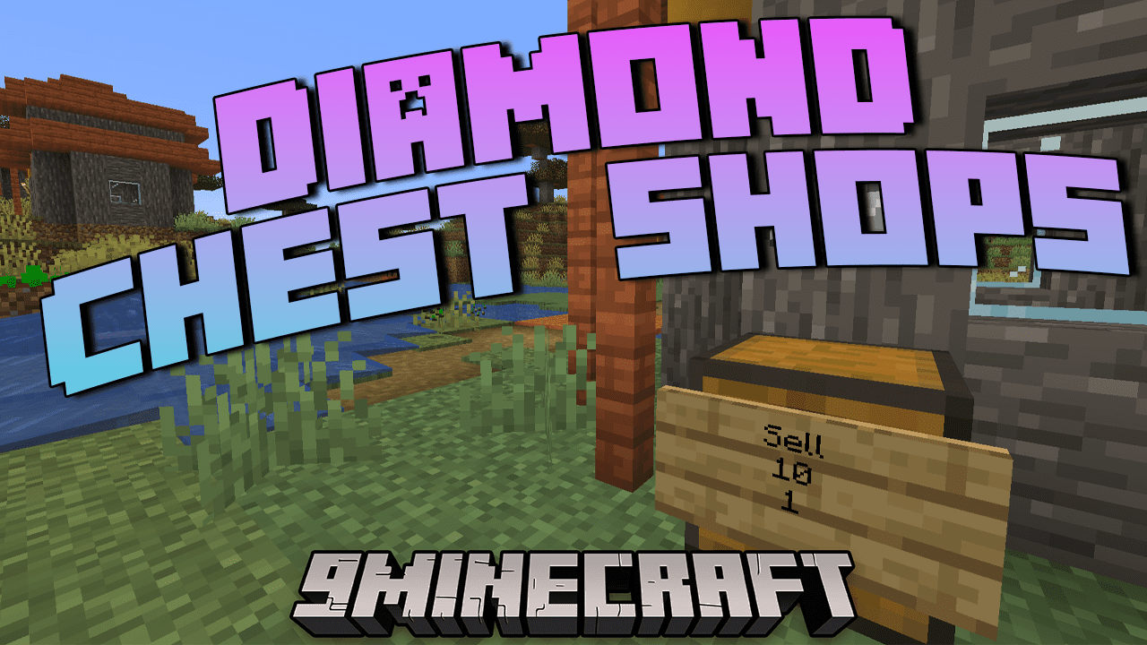 Diamond Chest Shops Mod (1.20.4, 1.19.4) - Buy And Sell 1