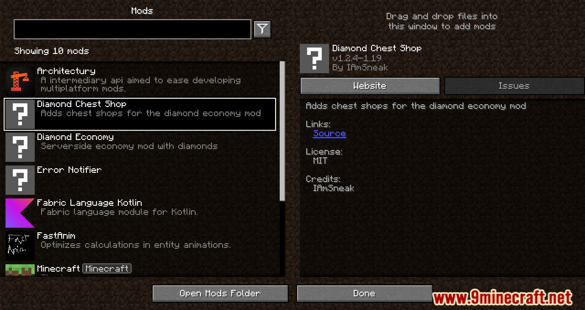 Diamond Chest Shops Mod (1.20.4, 1.19.4) - Buy And Sell 2