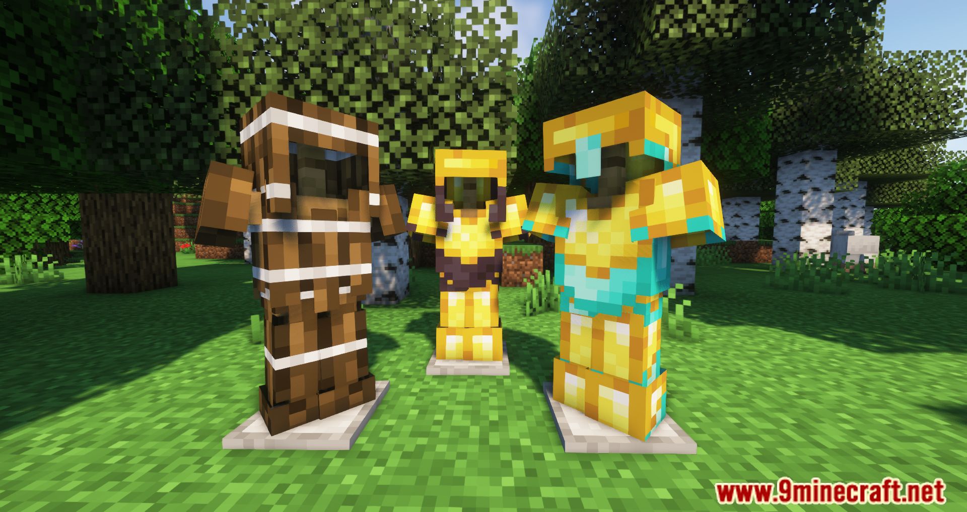 DiceMC Tiered Armors Mod (1.19, 1.18.2) - Wood Armor, and more! 2