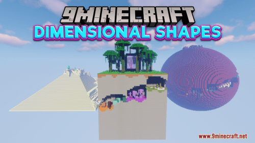 Dimensional Shapes Map (1.21.1, 1.20.1) – Parkour and Boss Fight Thumbnail