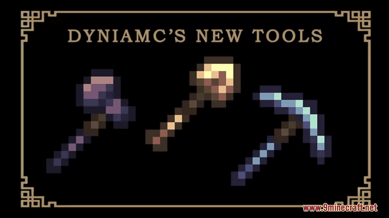 DyniaMC's New Tools Resource Pack (1.20.6, 1.20.1) - Texture Pack 1