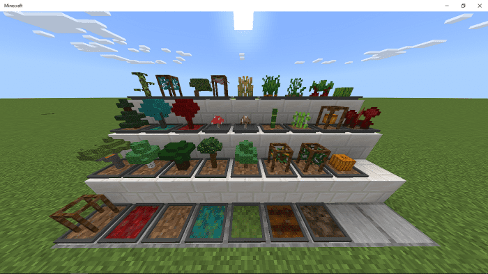 Easy Bonsai Addon (1.20, 1.19) - MCPE/Bedrock Mod 2