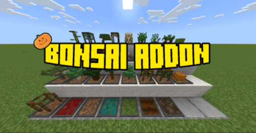 Easy Bonsai Addon (1.19) – MCPE/Bedrock Mod Thumbnail