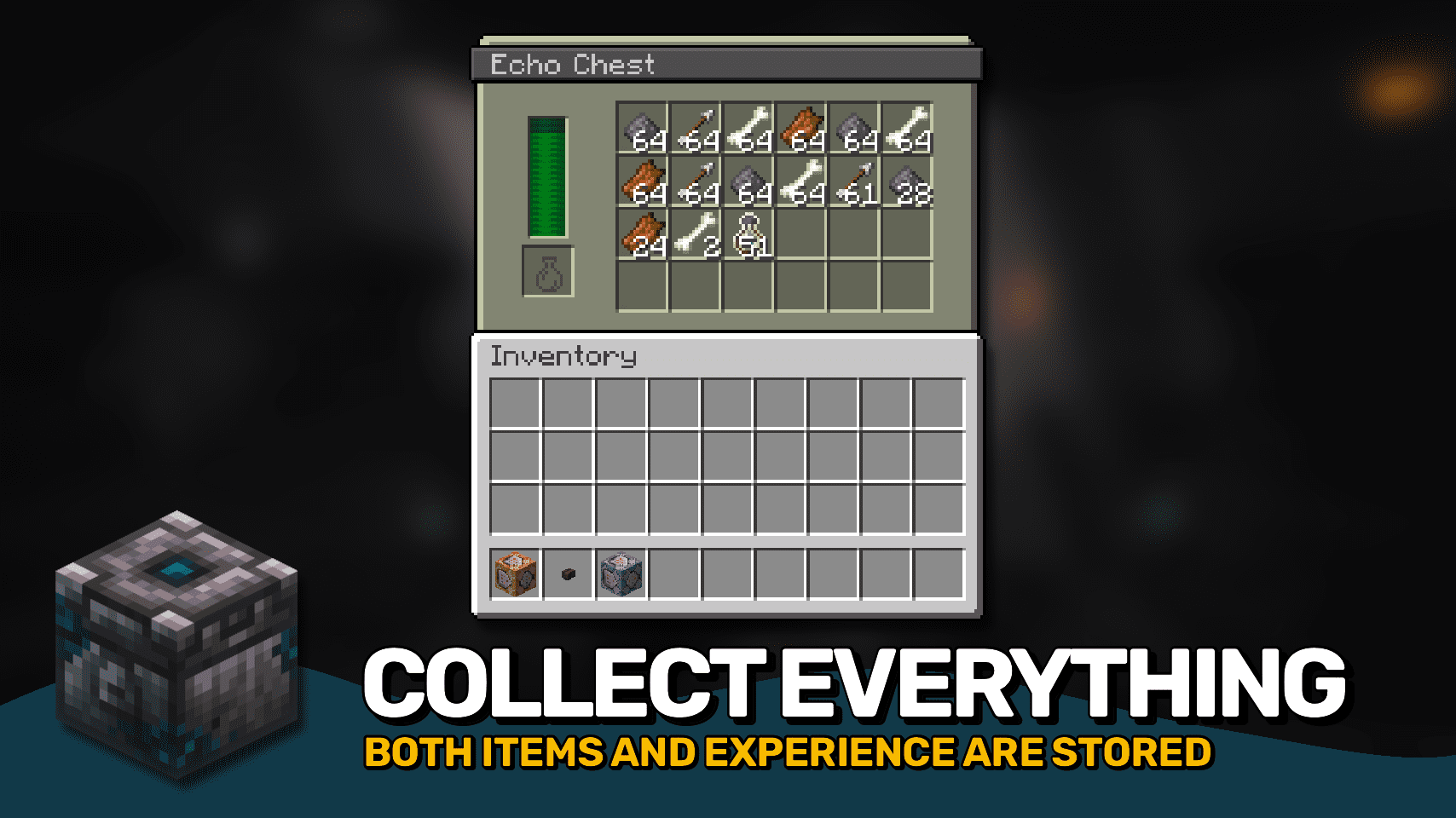 Echo Chest Mod (1.20.4, 1.19.4) - Collect Everything Dropped Nearby 3
