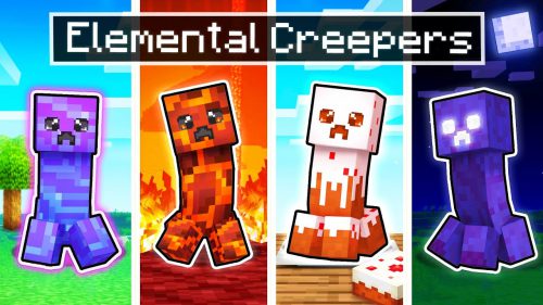 Elemental Creepers Refabricated Mod (1.20.1, 1.19.3) – So Many Creepers Thumbnail