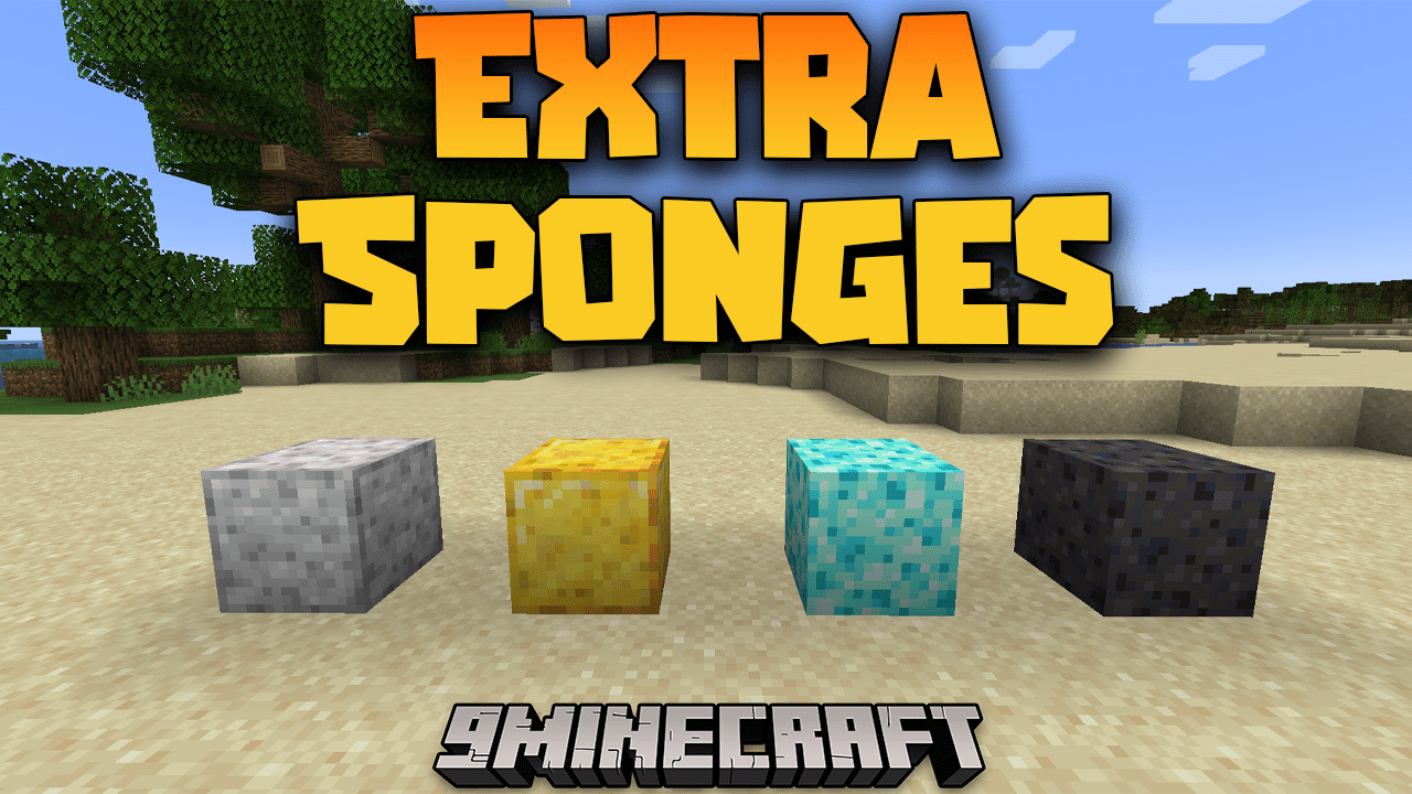 Extra Sponges Mod (1.20.4, 1.19.4) - New Sponges!! 1