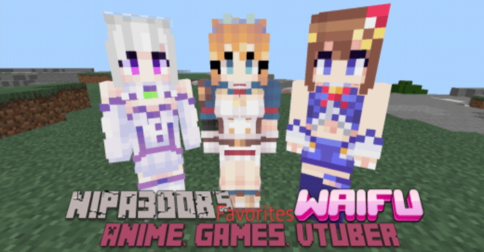 Favorites Waifu Addon (1.20, 1.19) - Anime, Game, Vtuber 1