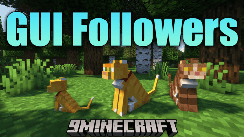 GUI Followers Mod (1.21, 1.20.1) – Shows A List Of All Tamed, Non-Sitting Mobs Thumbnail