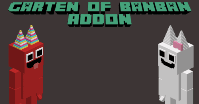 Garten of Banban Addon (1.20, 1.19) - MCPE/Bedrock Mod 1