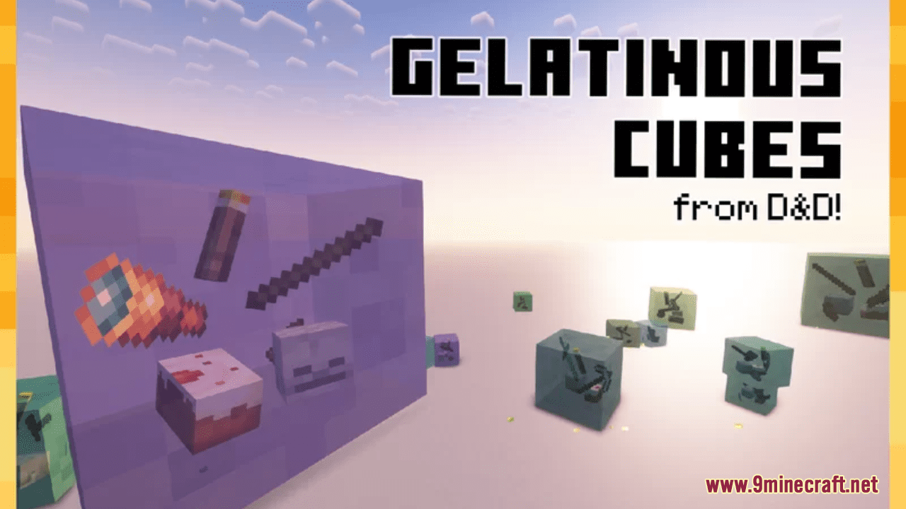 D&D's Gelatinous Cubes Resource Pack (1.20.6, 1.20.1) - Texture Pack 1