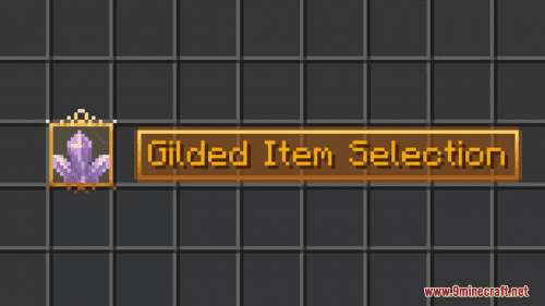 Gilded Item Selection Resource Pack (1.20.6, 1.20.1) – Texture Pack Thumbnail