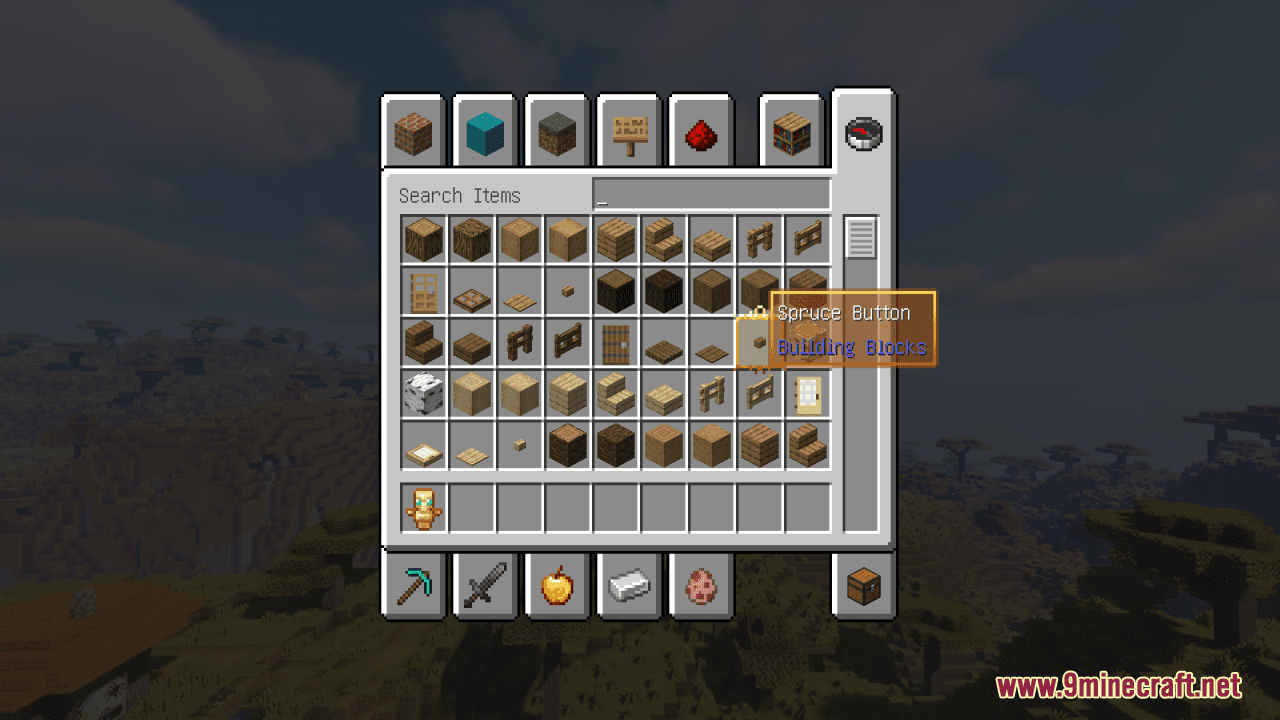 Gilded Item Selection Resource Pack (1.20.6, 1.20.1) - Texture Pack 2