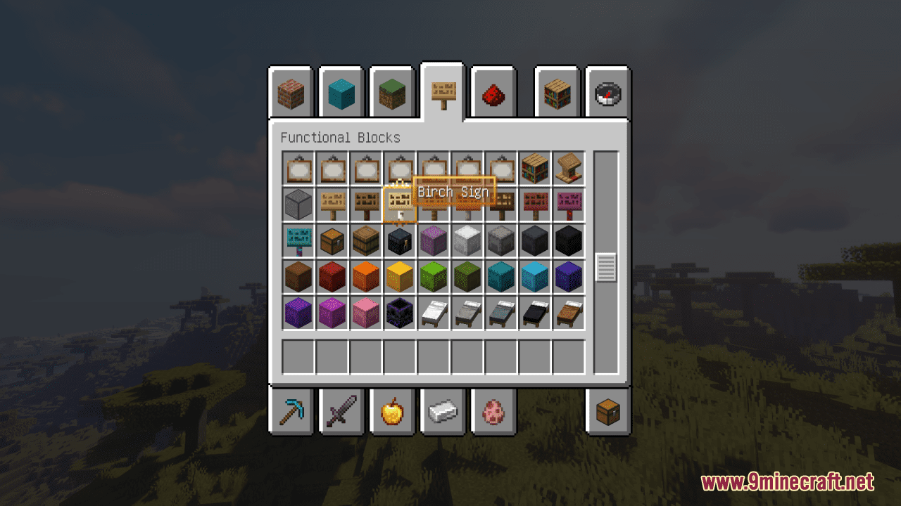 Gilded Item Selection Resource Pack (1.20.6, 1.20.1) - Texture Pack 13