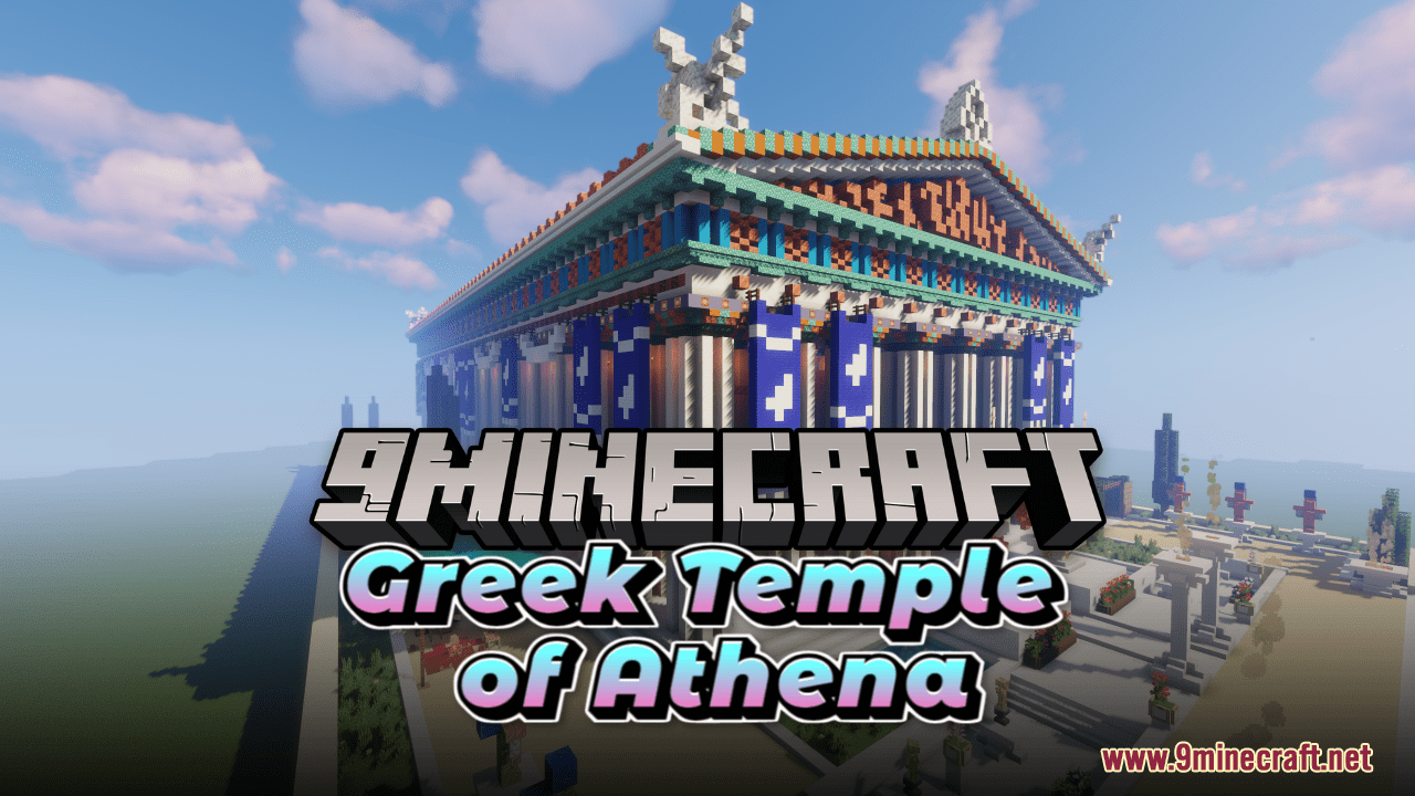 Greek Temple of Athena Map (1.19.4, 1.18.2) - The Parthenon 1