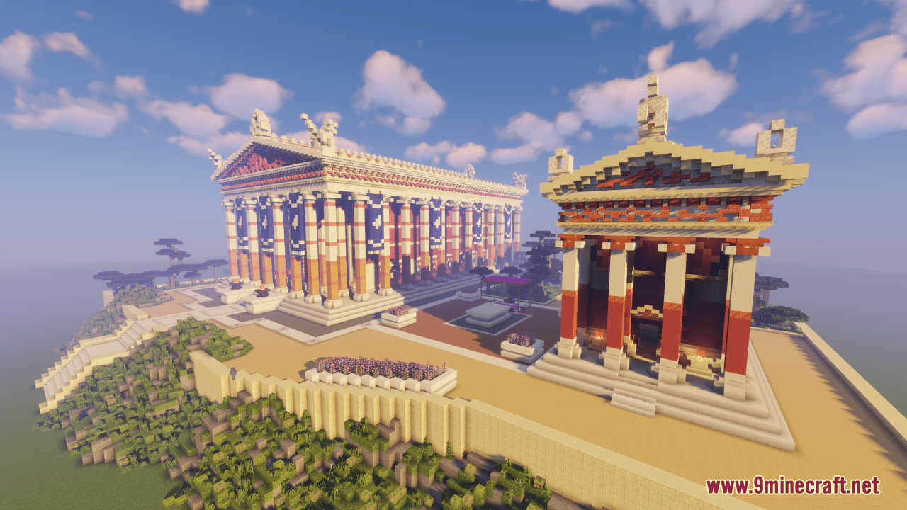Greek Temple of Hades Map (1.19.4, 1.18.2) - AC Odyssey Recreation 4