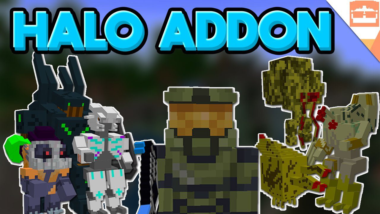 Halo Addon (1.20, 1.19) - MCPE/Bedrock 3D Guns Mod 1
